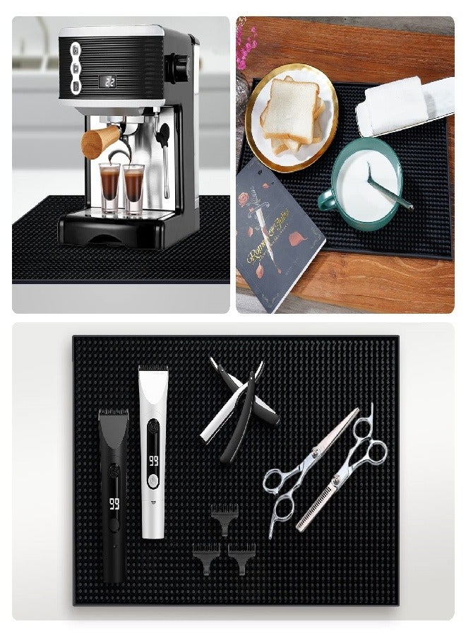 2 Drying Mat, Coffee Bar or Countertop Mats Glass Drying Mat,45*30CM, Black - Image 4