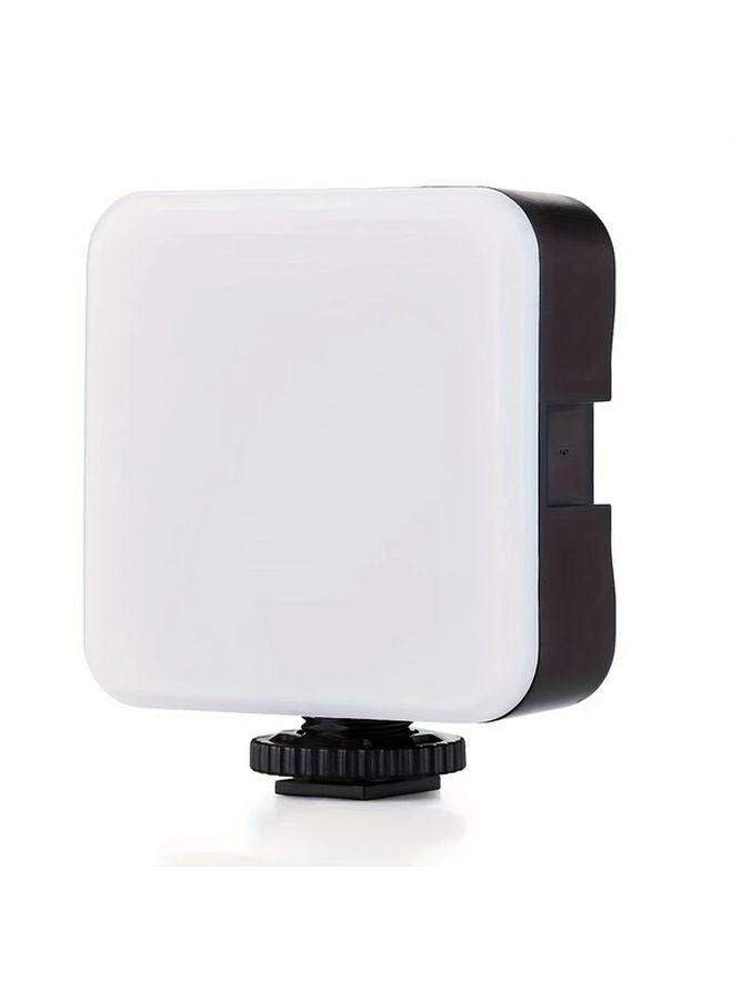 حامل إضاءة محمول أسود مع حامل ثلاثي للهاتف لمكياج السيلفي - Image 5