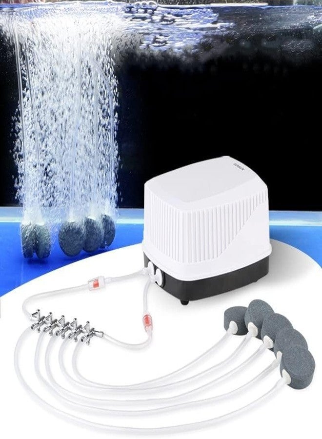 bnafes مضخة تدفق هواء متعددة الاتجاهات بستة منافذ لحوض السمك من bnafes، عبوة من قطعتين - Image 5