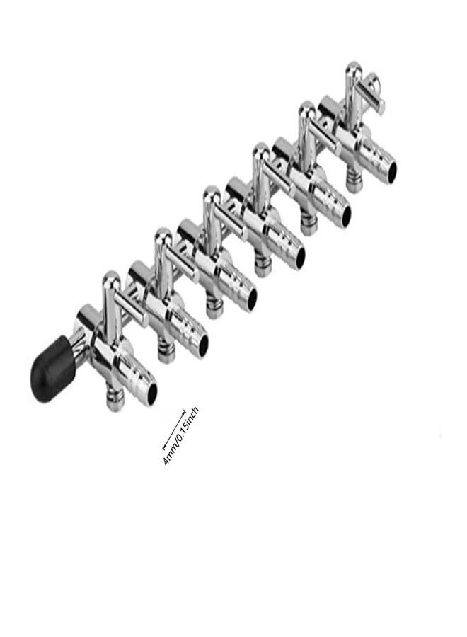 bnafes مضخة تدفق هواء متعددة الاتجاهات بستة منافذ لحوض السمك من bnafes، عبوة من قطعتين - Image 2