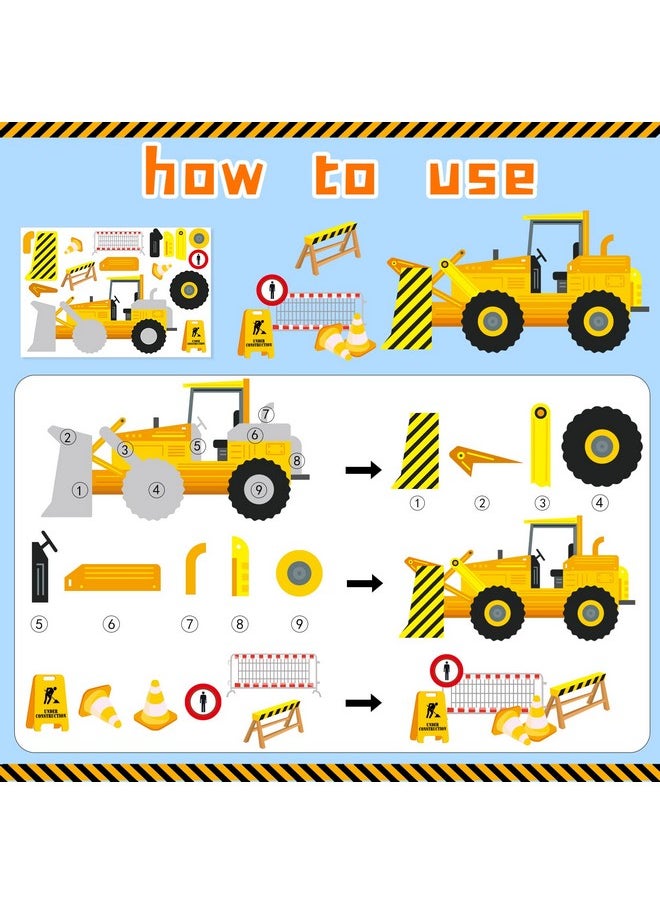 Construction Truck Stickers Kits 36 Sheets Diy Engineering Vehicles Stickers Make Your Own Construction Stickers With 6 Designs Construction Theme Party Favors For Boys Girls - pzsku/ZCAE455AEFF75570C5DCBZ/45/_/1697273275/ac7c47ba-567b-46a2-95f6-8ee0e2de3be7