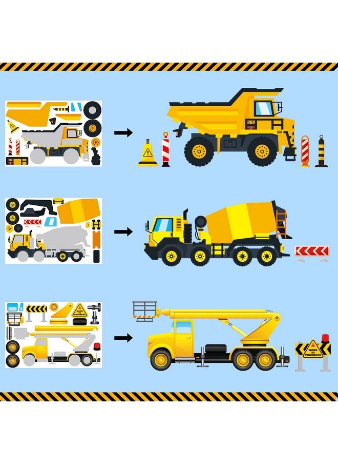 Construction Truck Stickers Kits 36 Sheets Diy Engineering Vehicles Stickers Make Your Own Construction Stickers With 6 Designs Construction Theme Party Favors For Boys Girls - pzsku/ZCAE455AEFF75570C5DCBZ/45/_/1697273282/6d7dbe1b-c6c2-4d68-9641-1e6e038cfaa8