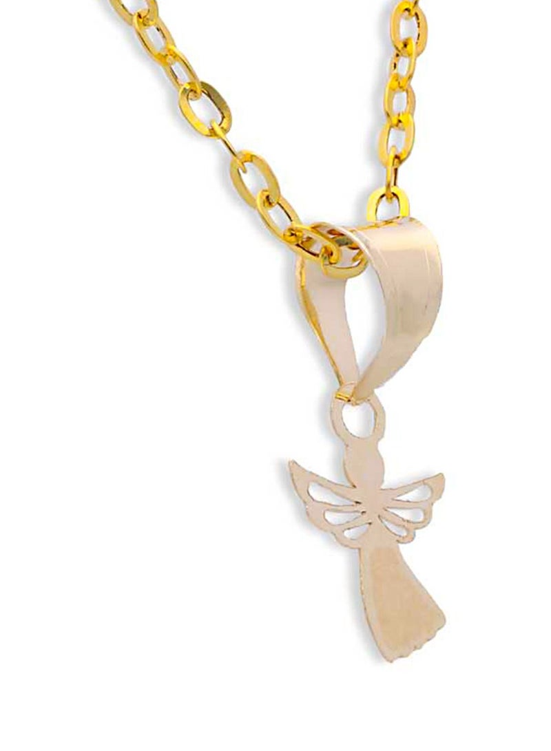 FK Jewellers Gold Necklace (Chain with Angel Pendant) 18KT - FKJNKL18KU1045 - Image 2