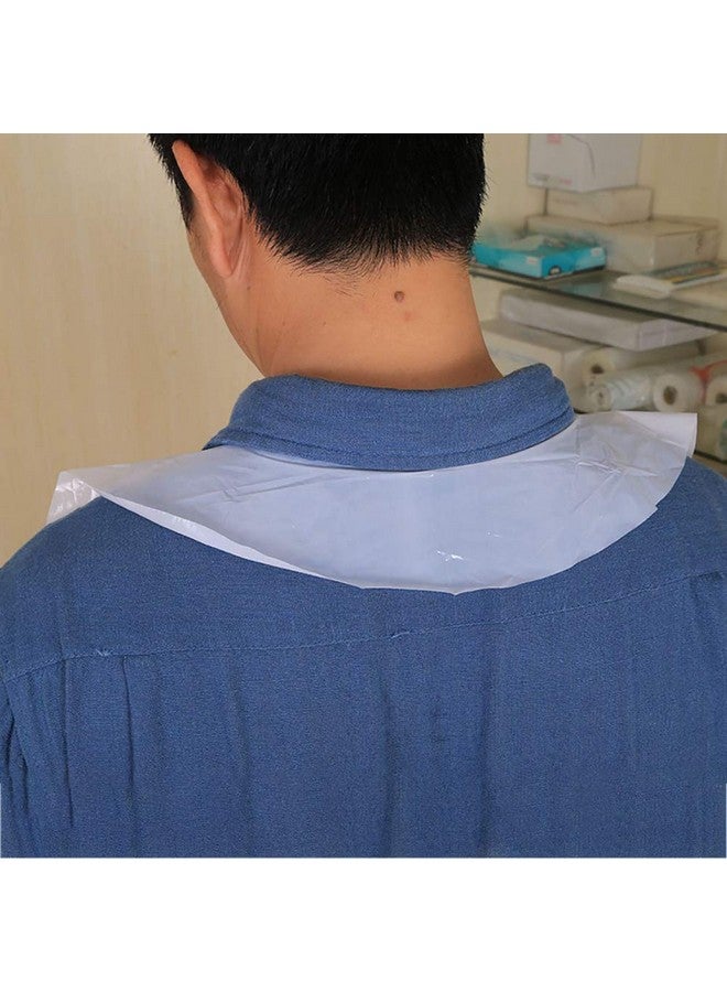 جي شلو GSHLLO 10 قطع من المآزر البيضاء للاستخدام مرة واحدة، مآزر بلاستيكية، مآزر من البولي إيثيلين، مآزر مقاومة للماء للطهي والتنظيف - Image 5