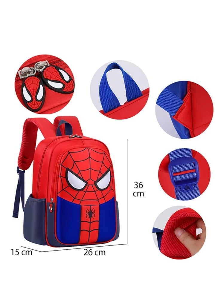 GUDOO حقيبة ظهر للأطفال بشخصيات الأبطال الخارقين - حقيبة مدرسية متينة وخفيفة الوزن للأولاد مع أقسام واسعة وتصميم رائع. - Image 4