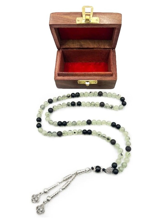 REBUY - REBUY Prehnite Stone 99 Beads Tasbih - Image 1