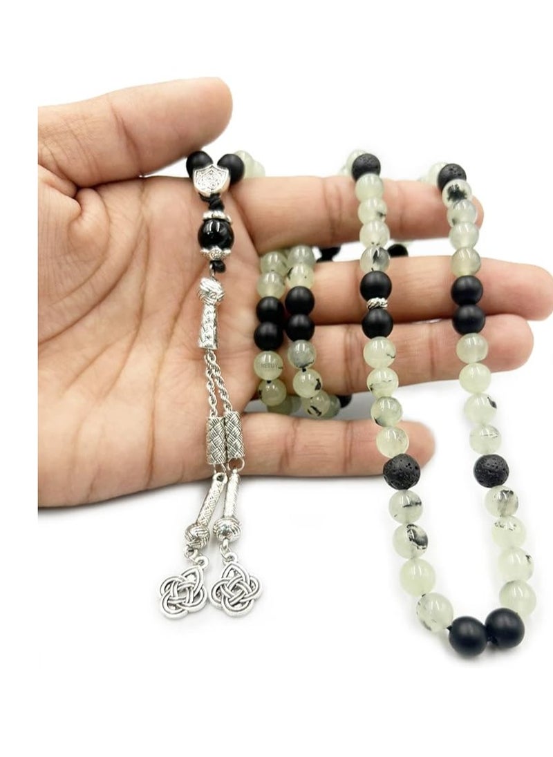 REBUY - REBUY Prehnite Stone 99 Beads Tasbih - Image 1