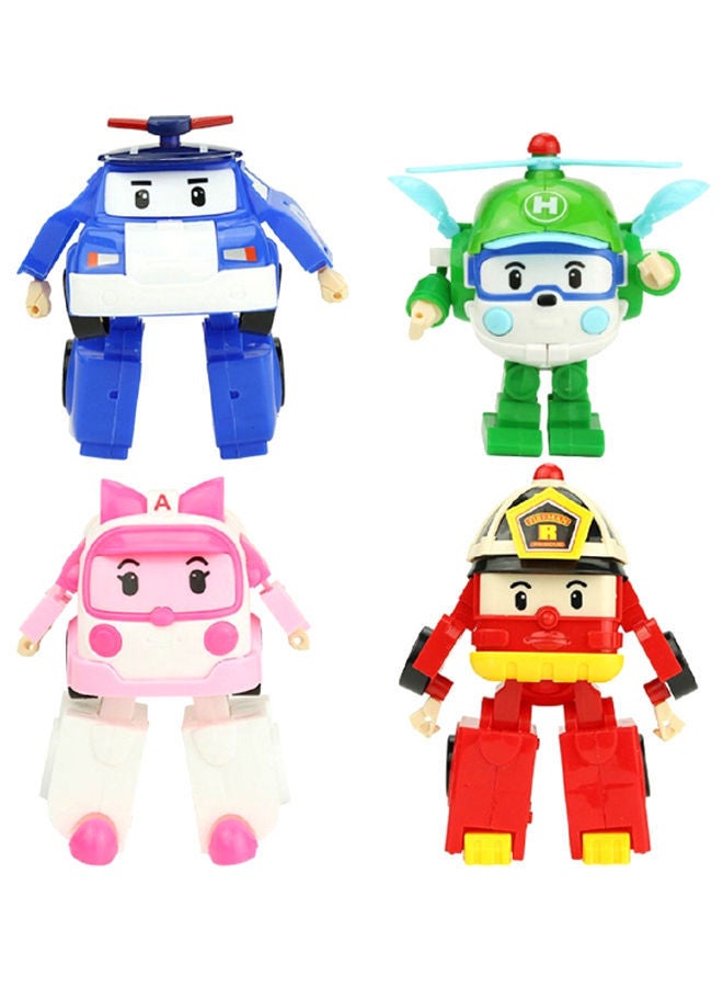 نيبمينينت مجموعة لعب روبوتات بولي المتحولة من 4 قطع - Image 1