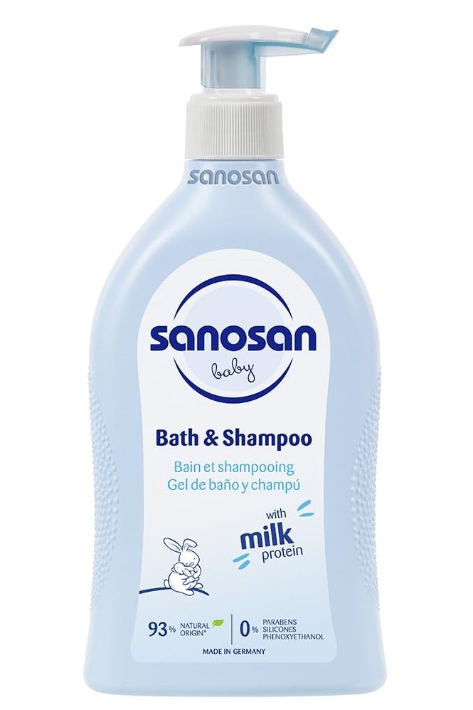 سانوسان سائل استحمام وشامبو للأطفال - 5٠٠ مل - Image 1