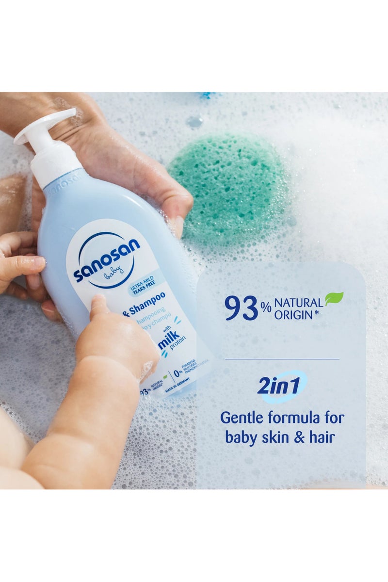سانوسان سائل استحمام وشامبو للأطفال - 5٠٠ مل - Image 5