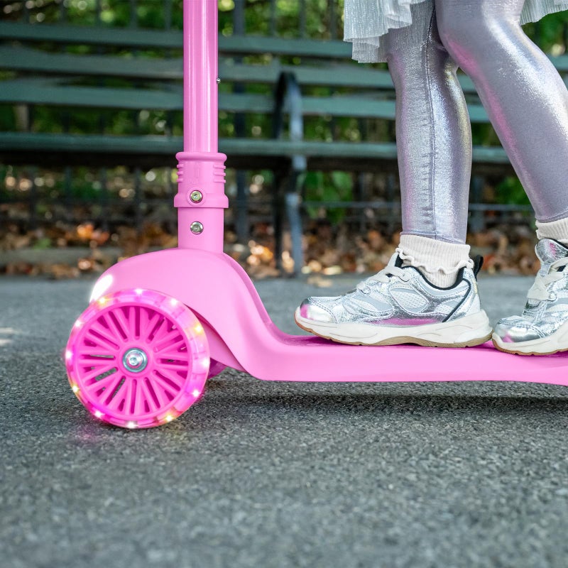 Jetson Leap 3-Wheel Kick Scooter, Portable Scooter for Kids with Light-Up Frame and Wheels, Folding Design, Adjustable Handlebar Height, 4.7-Inch Wheels, Ages 3+ - Image 4