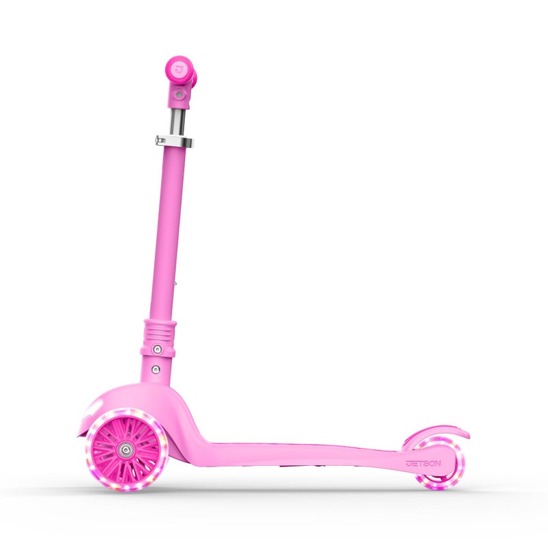 Jetson Leap 3-Wheel Kick Scooter, Portable Scooter for Kids with Light-Up Frame and Wheels, Folding Design, Adjustable Handlebar Height, 4.7-Inch Wheels, Ages 3+ - Image 1