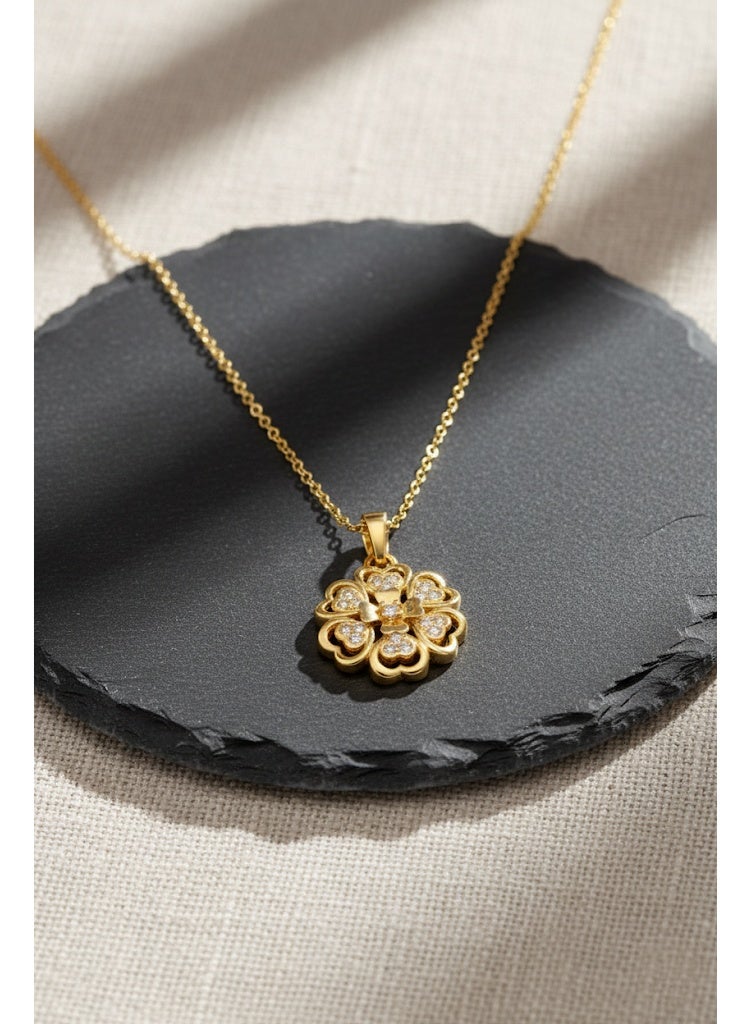 فلافي سلسلة حريمي بدلاية على شكل زهرة مرصعة بالكريستال – تصميم أنيق - Image 2