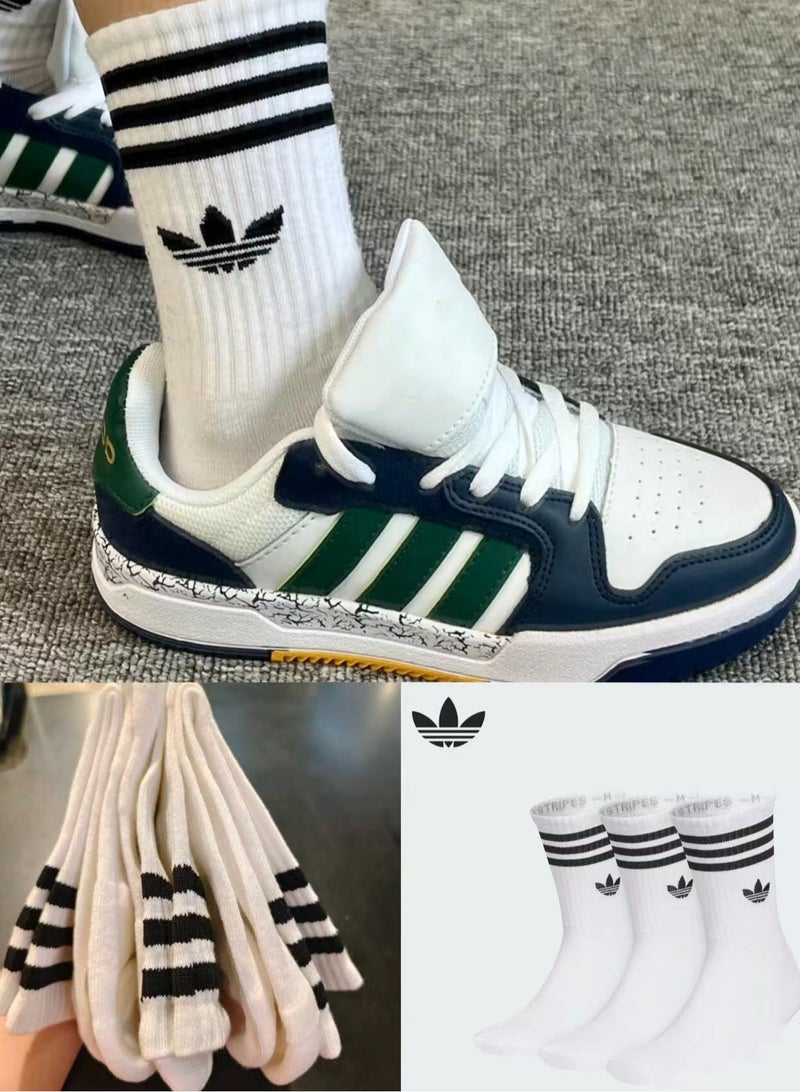 Adidas Three Pair Gift Box Men's and Women's Sports Socks Men's and Women's - Image 2