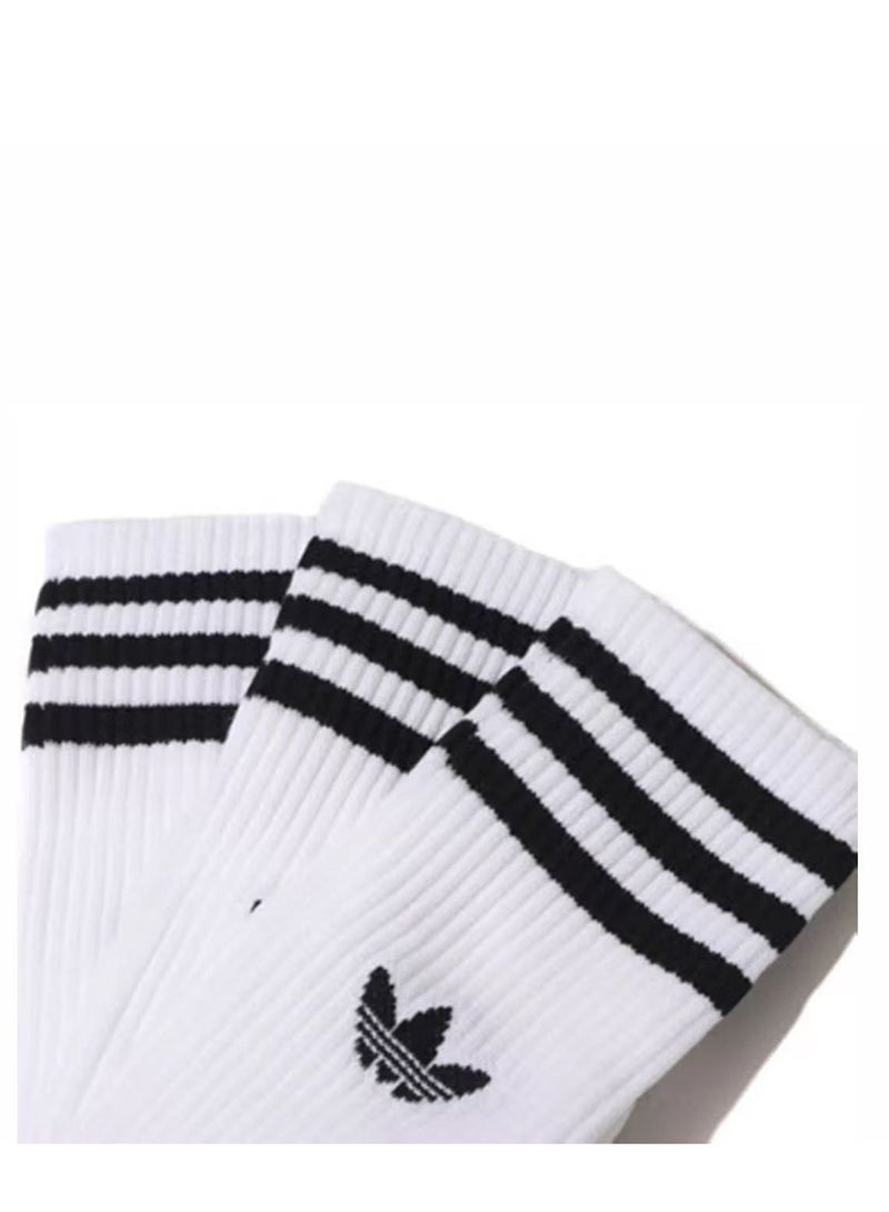 Adidas Three Pair Gift Box Men's and Women's Sports Socks Men's and Women's - Image 3