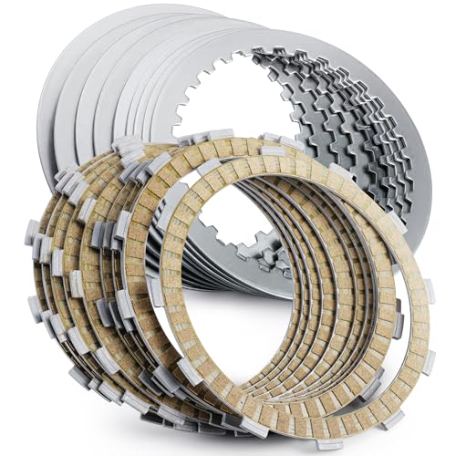 Twin Cam Extra Clutch Plates Friction Steel Clutch Kit Compatible with 19992017 Harley Softail Touring Dyna Trike Models 19981999 Evolution 1340 19 PCS