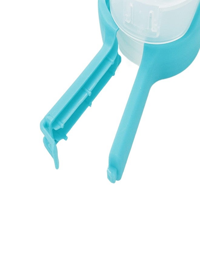 Sscon 4Pcs Food Storage Sealing Clips Plastic Food Bags Clips with Pour Spouts for Snacks Blue - Image 4