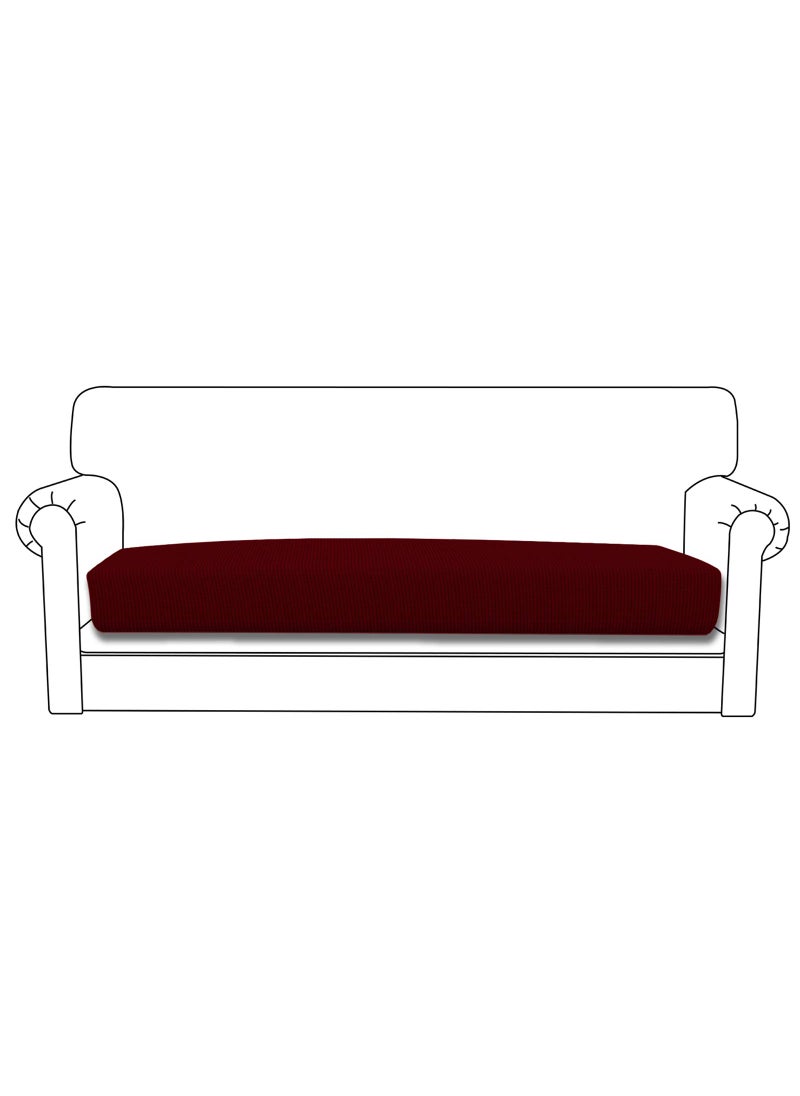 Easy-Going EasyGoing Stretch Cushion Cover Sofa Cushion Furniture Protector Sofa Seat Sofa slipcover Sofa Cover Soft Flexibility with Elastic BottomSofa Cushion Wine 