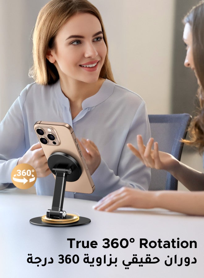 Ugreen Phone Stand - Fit For MagSafe, 360° Rotatable Mobile Stand Height Adjustable Phone Holder MagSafe Phone Stand For Desk Magnetic iPhone Stand Directly Compatible With iPhone 16/15/14/13/12 Series - Image 5