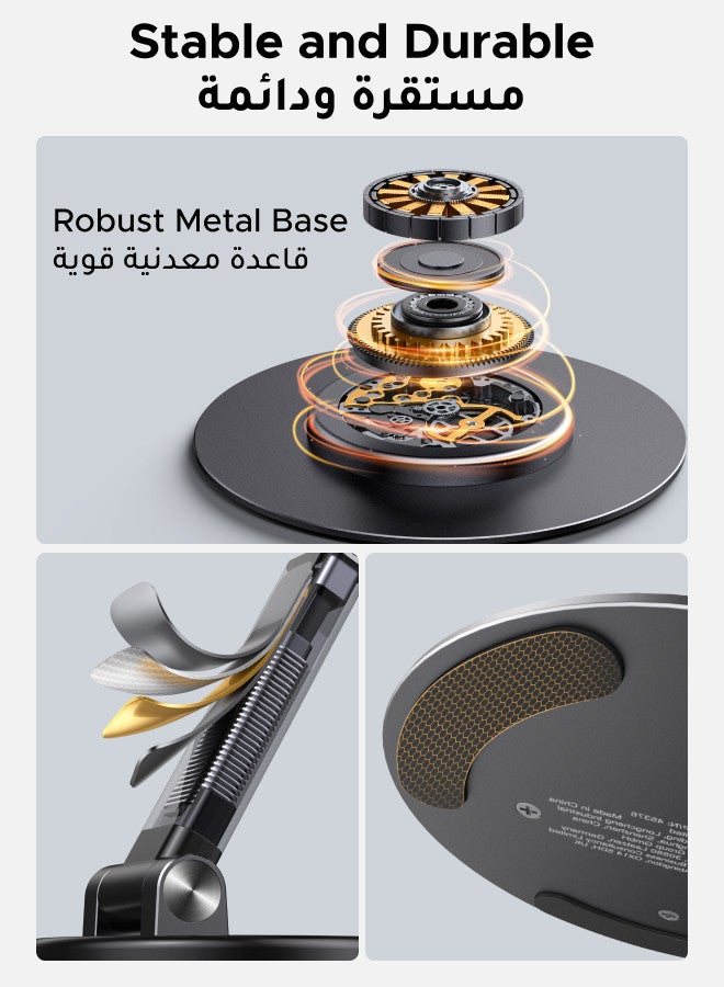 Ugreen Phone Stand - Fit For MagSafe, 360° Rotatable Mobile Stand Height Adjustable Phone Holder MagSafe Phone Stand For Desk Magnetic iPhone Stand Directly Compatible With iPhone 16/15/14/13/12 Series - Image 2