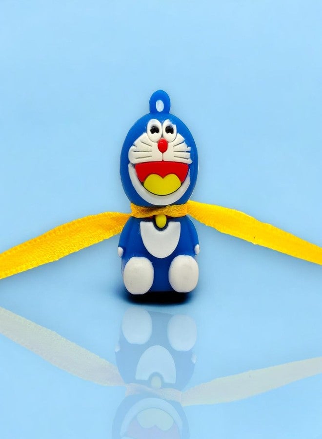 Elleva Kids Rakhi for Brother Cartoon Rakhi for Kids Boy Eraser Doraemon Rakhi Combo, Set of 2 - Image 4