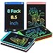 TQU LCD Writing Tablet for Kids 85 Inch Colorful Doodle Board Drawing Tablet Educational Learning Toys Birthday Gifts for Kids Age 3 4 5 6 7 8 8 Pack - Image 3