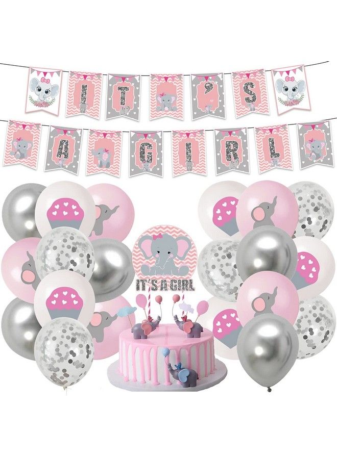 The Sensational Cakes: Baby Elephant and chick pastel pink dots 1st  birthday girl theme cake #singaporecake #1stbirthday