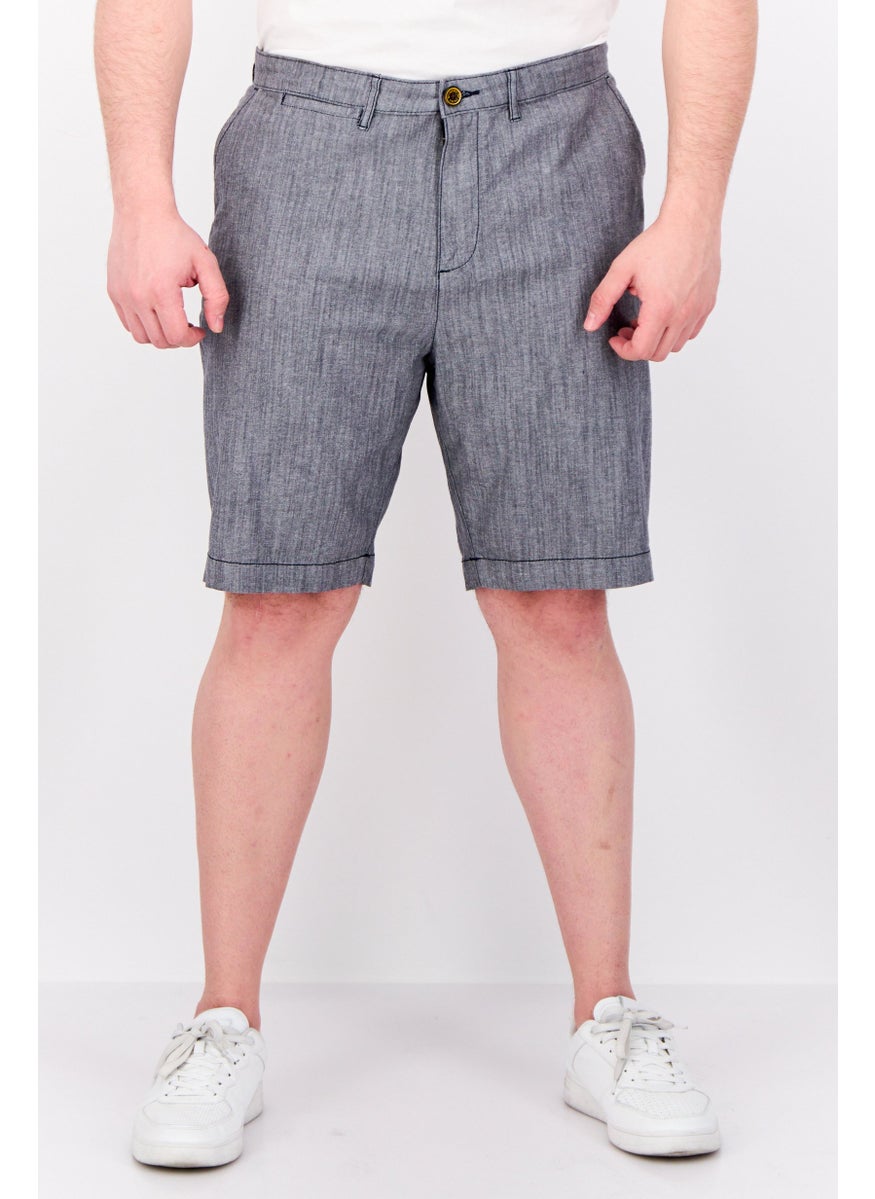Jachs New York Men Regular Fit Heather Short, Grey  - Image 1
