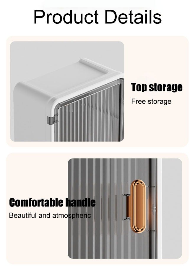 Toilet Paper Holders,Tissue Paper Box Tissue Box Holder Wall-Mounted Bathroom Organizer Rack  Tissue Box Bathroom Storage Rack Bathroom Storage Shelf  Multifunctional Toilet Paper Box  Large Capacity paper storage box Suitable holders and dispensers For Kitchen Bedroom Bathroom - Image 3