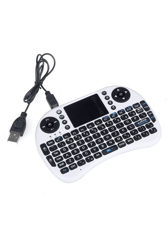 NIBEMINENT 2.4G Mini Wireless QWERTY Keyboard And Mouse White - Image 4