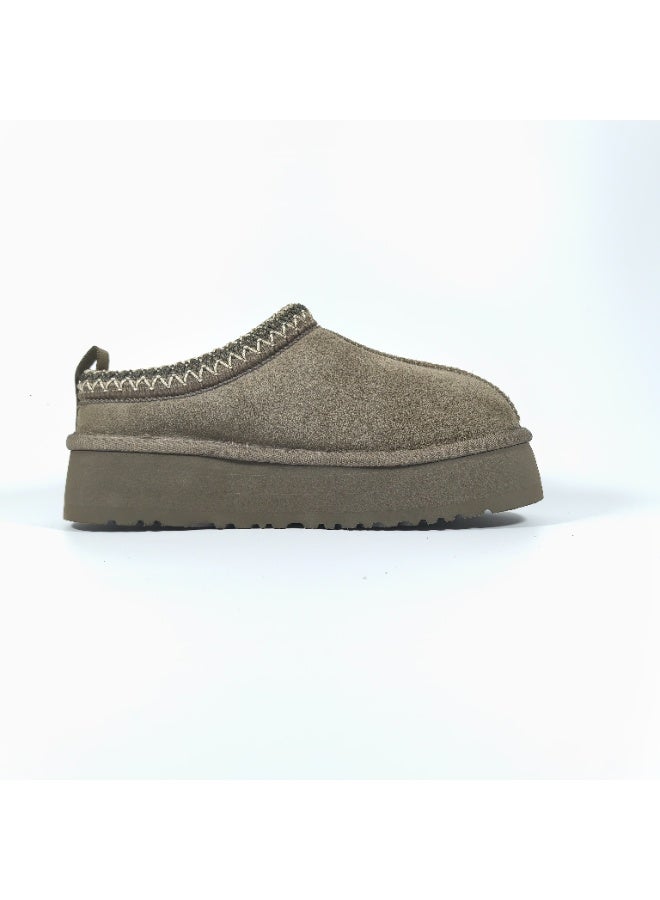UGG cotton plus velvet thick bottom comfortable low-top Baotou shoes - Image 3