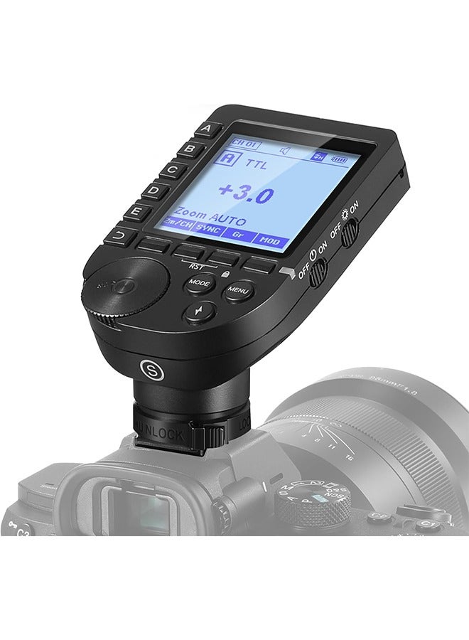 Neewer NEEWER QPRO-S TTL Wireless Flash Trigger Compatible with Sony 1/8000s HSS Large LCD Screen Slanted Design 5 Group ons 9 Customizable Functions for Q4 Q3 Z2 Z1 Z760 NW760 S101-300W PRO/400W PRO  - Image 1