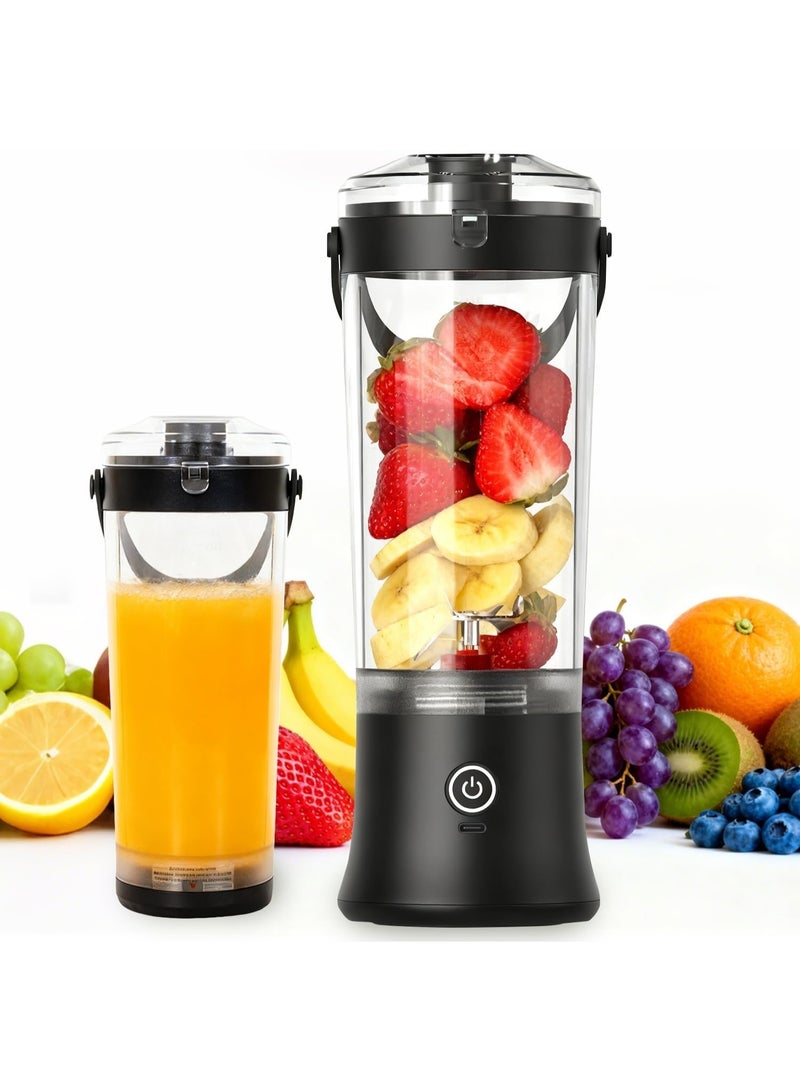 NIUB Portable Blender Dual Mode 18000RPM 20Oz Blending Cup Ice Crushing Smoothie Frozen Fruit Mini Home Gym Travel - Image 1