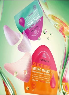 SEPHORA Sephora Collection Micro Masks – Ultra-Thin Soothing Hydrogel Face Masks with Centella Asiatica Extract for Calming & Redness Relief (3pcs Set)  - Image 5