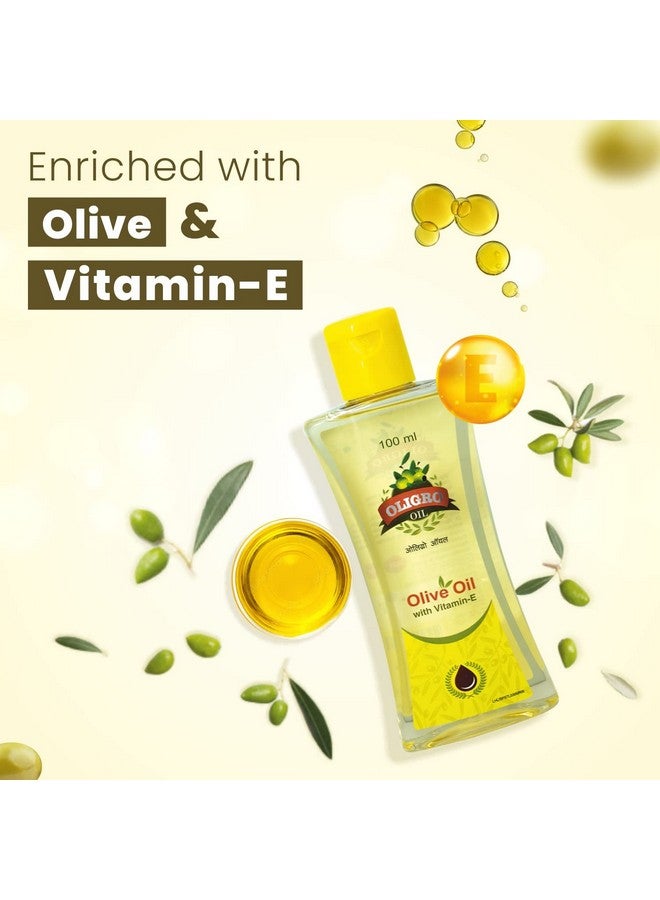 Leeford Oligro Body Massage Olive Oil Pack Of 3 (100Ml Each)- For Body Massage & Hair Care|Goodness Of Vitamin E & Almond Oil|Helps To Nourish & Glowing Skin|Pure & Natural -For Both Men & Women - Image 4