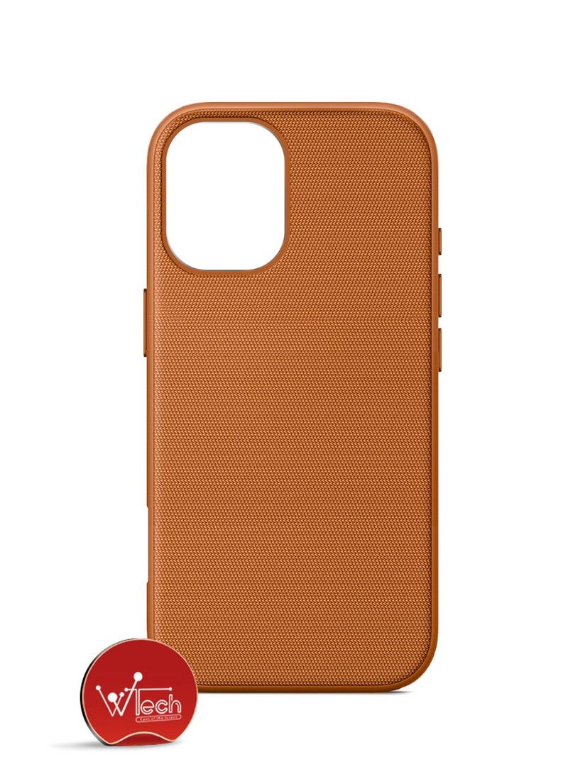 دبليو تيك هاتف أبل آيفون 17 5G 2025 مع غطاء حماية MagSafe من TechWoven (MCMPMN) - برتقالي - Image 3
