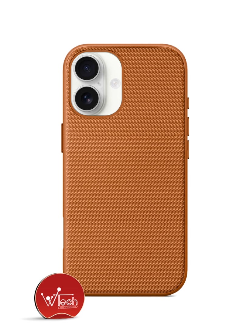 دبليو تيك هاتف أبل آيفون 17 5G 2025 مع غطاء حماية MagSafe من TechWoven (MCMPMN) - برتقالي - Image 2