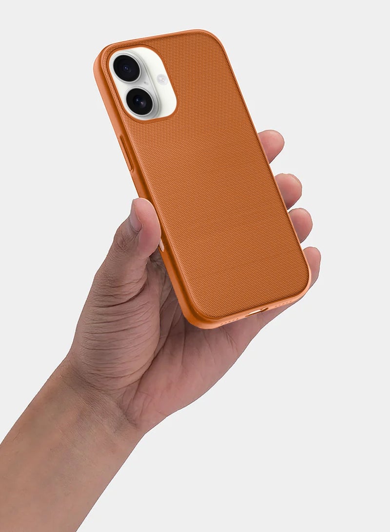 دبليو تيك هاتف أبل آيفون 17 5G 2025 مع غطاء حماية MagSafe من TechWoven (MCMPMN) - برتقالي - Image 4