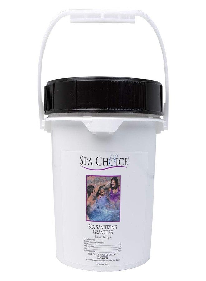 SpaChoice Spa Choice 472-3-5081 Sanitizing Granules Hot Tub Chlorine 5-Pounds, 1-Pack - Image 1