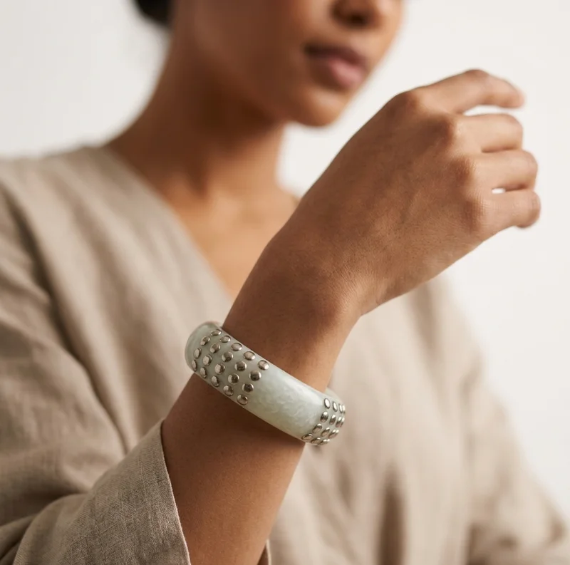 Rovaux  Una Chunky Resin Bangle for Women | Best Price UAE