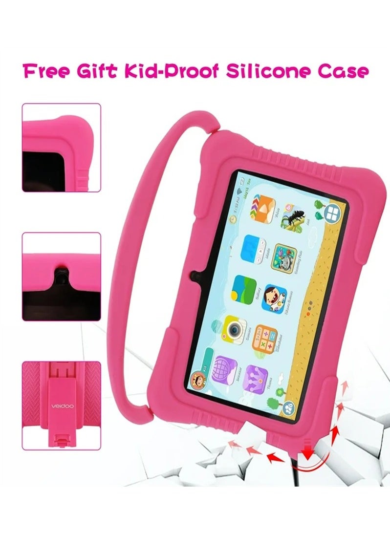 Generic - 7 Inch Android Kids Tablet PC For Study Education 1G RAM 16G ROM WiFi 1024x600 Children Tablets With Silicone Tablet Case - Image 1