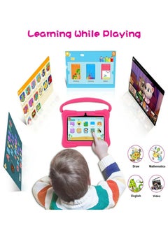 Generic 7 Inch Android Kids Tablet PC For Study Education 1G RAM 16G ROM WiFi 1024x600 Children Tablets With Silicone Tablet Case  - Image 4