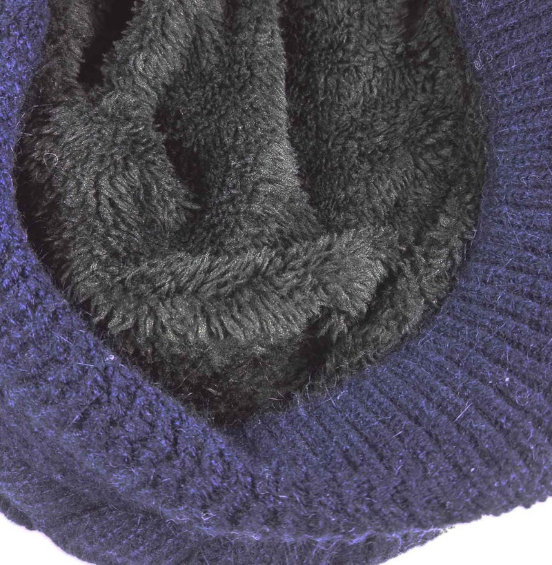 HINDAWI Women Winter Warm Knit Hat Wool Snow Ski Caps with Visor - Image 5