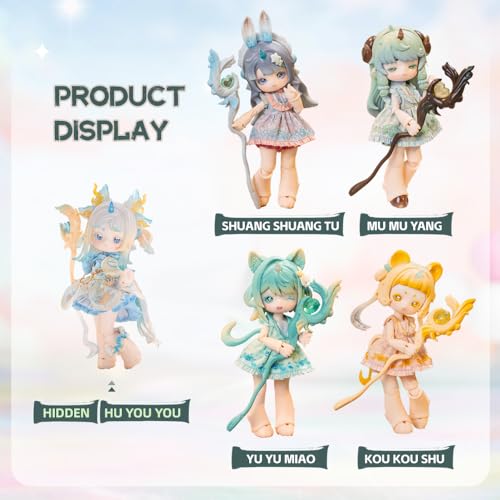 XiDonDon Antu Cute Beast Magic Series Ob11 112 Bjd Doll Gift Figure Toy Cute Action Anime Figures Dolls Toys Single Box - Image 5