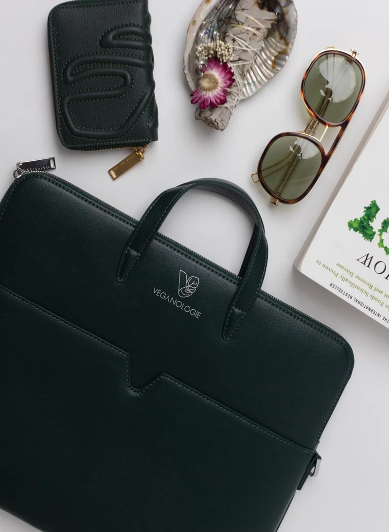 فيجانولوجي Saturn Laptop Bag (13") in Veganologie Made From 4 Bamboo Stems