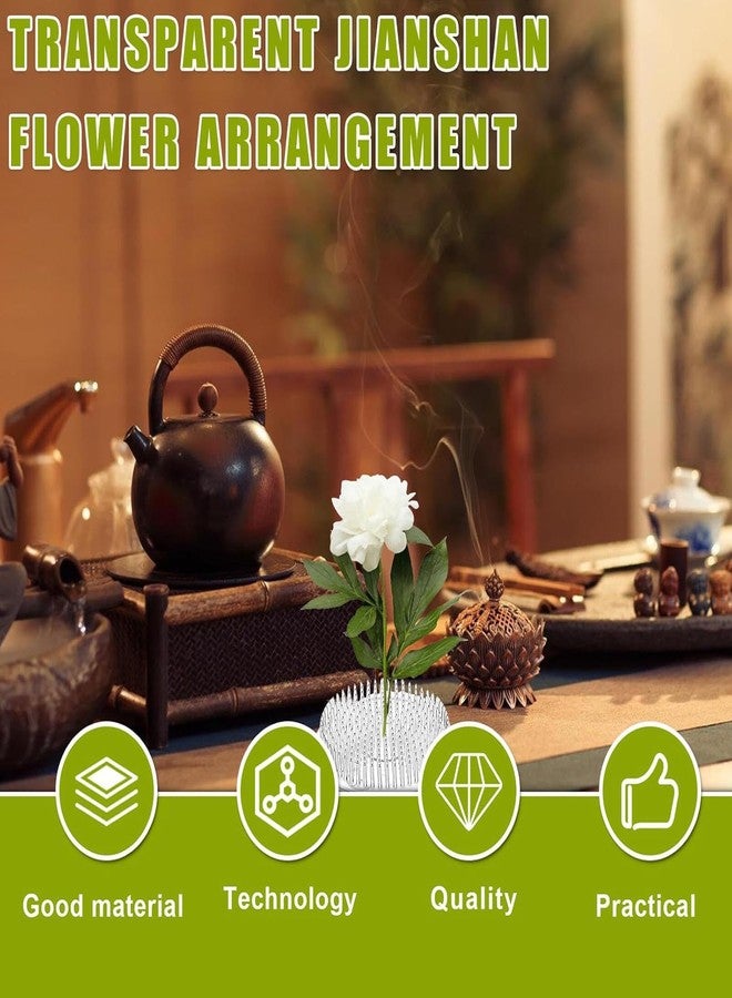CartHome 4 Pcs Flower Arrangement Holder, 2.76 inches Flower Making Materials Set Flower Arrangement Holder for Daily Use and Holiday Decor Wedding Decoration - Image 5