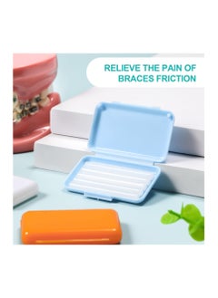 KASTWAVE Orthodontic Wax for Braces, 6 Boxes Dental Wax Brace Wearer Wax for Braces Protection(Blue Mint Flavor)  - Image 2