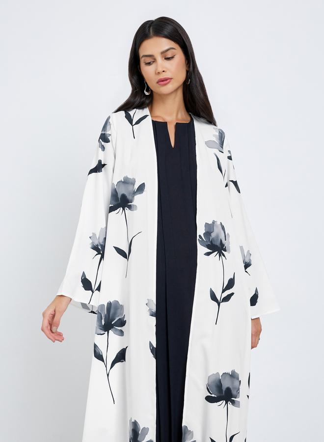 أميرة عباية بطبعة زهور - Image 2