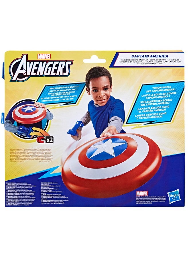 AVENGERS Marvel Avengers Captain America Magnetic Shield & Gauntlet 2-Piece Toy Figure Set - Image 4