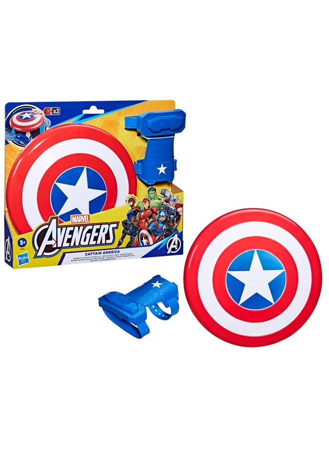 AVENGERS Marvel Avengers Captain America Magnetic Shield & Gauntlet 2-Piece Toy Figure Set - Image 2